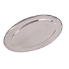 Olympia Stainless Steel Oval Serving Tray 400 x 400 mm Olympia Stainless Steel Oval Serving Tray 400 x 400 mm