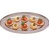 Olympia Stainless Steel Oval Serving Tray 400 x 400 mm Olympia Stainless Steel Oval Serving Tray 400 x 400 mm