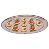 Olympia Stainless Steel Oval Serving Tray 450 x 450 mm