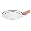 Olympia Stainless Steel Oval Serving Tray 450 x 450 mm