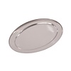 Olympia Owalna taca do serwowania 500 x 500 mm ze stali nierdzewnej Olympia Owalna taca do serwowania 500 x 500 mm ze stali nierdzewnej