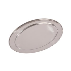 Olympia Stainless Steel Oval Serving Tray 500 x 500 mm