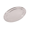 Olympia Stainless Steel Oval Serving Tray 605 x 605 mm