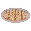 Olympia Stainless Steel Oval Serving Tray 660 x 660 mm Olympia Stainless Steel Oval Serving Tray 660 x 660 mm