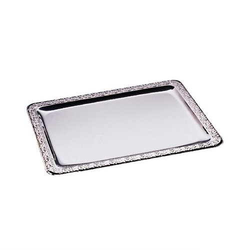 XXLselect Stainless Steel Rectangular Serving Tray 500 x 360 mm