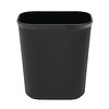 Bolero 12 L Black Polypropylene Waste Bin