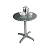 Bolero Round Bistro Table Stainless Steel 800mm