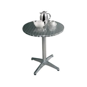 Bolero Round Bistro Table Stainless Steel 800mm Bolero Round Bistro Table Stainless Steel 800mm