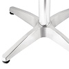 Bolero Square Stainless Steel Bistro Table 700mm (Single)