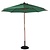 Bolero Parasol okrągły | zielony | 2520(H) x 3000(Ø) mm