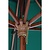Bolero Parasol okrągły | zielony | 2520(H) x 3000(Ø) mm