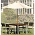 Bolero Parasol okrągły | kremowy | 2520(H) x 3000(Ø) mm