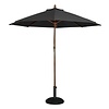 Bolero Round Parasol 3m Diameter Black
