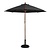 Bolero Round Parasol 3m Diameter Black