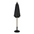 Bolero Round Parasol 3m Diameter Black