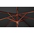 Bolero Round Parasol 3m Diameter Black