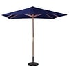 Bolero Square Double Pulley Parasol 2.5m Diameter Navy Blue