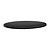 Topalit Round Table Top ø 700 mm, Black Laminated Wood