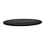 Topalit Round Table Top ø 800 mm, Black Laminated Wood