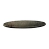 Topalit Round Table Top ø 700 mm, Brown Laminated Wood