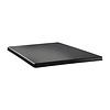 Topalit Blat do stołu kwadratowy 700 x 700 mm z drewna laminowanego czarny