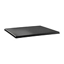 Topalit Rectangular Table Top 800 x 1200 mm, Black Laminated Wood