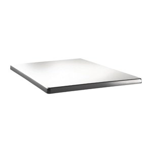 Topalit Square Table Top 800 x 800 mm, Grey Laminated Wood