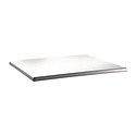 Topalit Rectangular Table Top 800 x 1200 mm, Grey Laminated Wood