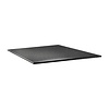 Topalit Square Table Top 800 x 800 mm, Black Laminated Wood