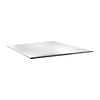 Topalit Square Table Top 800 x 800 mm, Grey Laminated Wood