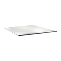 Topalit Square Table Top 800 x 800 mm, Grey Laminated Wood