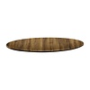 Topalit Round Table Top ø 800 mm, Light Brown Laminated Wood