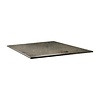 Topalit Square Table Top 800 x 800 mm, Brown Laminated Wood