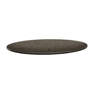 Topalit Round Table Top ø 800 mm, Brown Laminated Wood Topalit Round Table Top ø 800 mm, Brown Laminated Wood