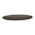 Topalit Round Table Top ø 800 mm, Brown Laminated Wood