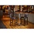 Bolero Blat do stołu kwadratowy 700 x 700 mm z drewna laminowanego ciemno brązowy