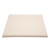 Bolero Square Table Top 700 x 700 mm, White Laminated Wood