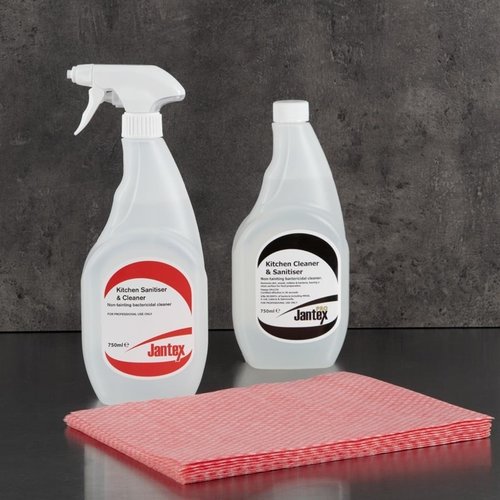 Jantex Solonet Cloths Red (Pack of 50) Jantex Solonet Cloths Red (Pack of 50)