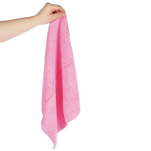 Jantex Microfibre Cloths Red (Pack of 5) Jantex Microfibre Cloths Red (Pack of 5)
