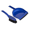 Jantex Soft Dustpan and Brush Set Blue Jantex Soft Dustpan and Brush Set Blue