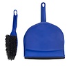 Jantex Soft Dustpan and Brush Set Blue Jantex Soft Dustpan and Brush Set Blue
