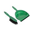 Jantex Soft Dustpan and Brush Set Green Jantex Soft Dustpan and Brush Set Green