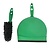 Jantex Soft Dustpan and Brush Set Green