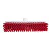 Jantex Hygiene Broom Soft Bristle Red 12in