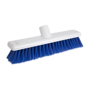 Jantex Hygiene Broom Soft Bristle Blue 12in Jantex Hygiene Broom Soft Bristle Blue 12in