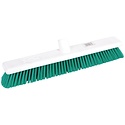 Jantex Hygiene Broom Soft Bristle Green 18in