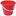 Jantex Round Plastic Bucket Red 10Ltr