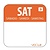 Vogue Dissolvable Food Rotation Labels Saturday (Pack of 1000)
