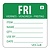 Vogue Dissolvable Day of the Week Labels Friday (Pack of 250)
