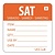 Vogue Dissolvable Day of the Week Labels Saturday (Pack of 250)